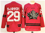 2026 Winter Olympics Team Canada #29 Nathan MacKinnon Home Red Hockey Jersey
