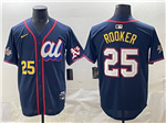 American League #25 Brent Rooker Navy 2025 MLB All-Star Edition Limited Jersey
