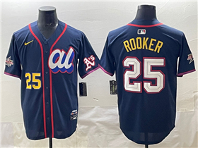 American League #25 Brent Rooker Navy 2025 MLB All-Star Edition Limited Jersey