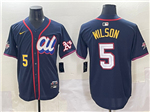 American League #5 Jacob Wilson Navy 2025 MLB All-Star Edition Limited Jersey