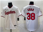 Cleveland Guardians #38 Steven Kwan White Limited Jersey