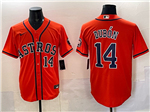 Houston Astros #14 Mauricio Dubón Orange Limited Jersey