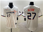 Houston Astros #27 José Altuve White 2025 City Connect Limited Jersey