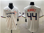 Houston Astros #44 Yordan Álvarez White 2025 City Connect Limited Jersey