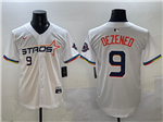 Houston Astros #9 Zach Dezenzo White 2025 City Connect Limited Jersey
