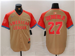 American League #27 Vladimir Guerrero Jr. Cream 2024 MLB All-Star Game Limited Jersey