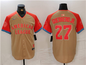 American League #27 Vladimir Guerrero Jr. Cream 2024 MLB All-Star Game Limited Jersey