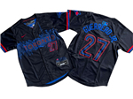 Toronto Blue Jays #27 Vladimir Guerrero Jr. Youth Black 2024 City Connect Limited Jersey