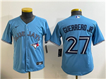 Toronto Blue Jays #27 Vladimir Guerrero Jr. Youth Powder Blue Limited Jersey