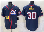 American League #30 Alejandro Kirk Navy 2025 MLB All-Star Edition Limited Jersey