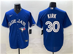 Toronto Blue Jays #30 Alejandro Kirk Blue Limited Jersey