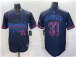 Toronto Blue Jays #31 Max Scherzer Black 2024 City Connect Limited Jersey