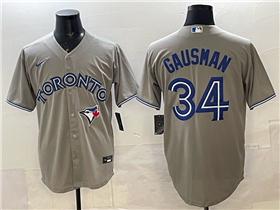 Toronto Blue Jays #34 Kevin Gausman Gray Limited Jersey