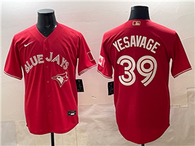 Toronto Blue Jays #39 Trey Yesavage Canada Day Red Limited Jersey