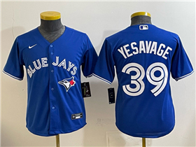 Toronto Blue Jays #39 Trey Yesavage Youth Blue Limited Jersey