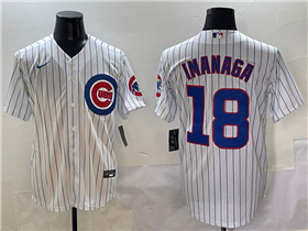 Chicago Cubs #18 Shota Imanaga White Limited Jersey
