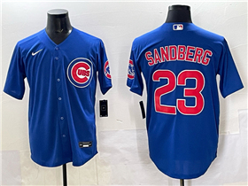 Chicago Cubs #23 Ryne Sandberg Blue Limited Jersey