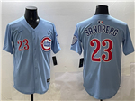 Chicago Cubs #23 Ryne Sandberg 2025 Light Blue City Connect Limited Jersey