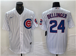 Chicago Cubs #24 Cody Bellinger White Limited Jersey
