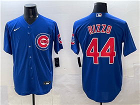 Chicago Cubs #44 Anthony Rizzo Blue Limited Jersey
