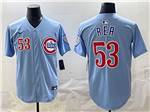 Chicago Cubs #53 Colin Rea 2025 Light Blue City Connect Limited Jersey