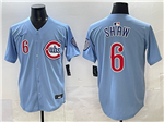 Chicago Cubs #6 Matt Shaw 2025 Light Blue City Connect Limited Jersey