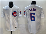Chicago Cubs #6 Matt Shaw White Limited Jersey