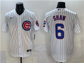 Chicago Cubs #6 Matt Shaw White Limited Jersey