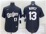 Los Angeles Dodgers #13 Max Muncy Black Turn Back The Clock Jersey