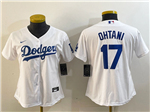 Los Angeles Dodgers #17 Shohei Ohtani Women's White Jersey