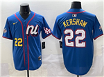 National League #22 Clayton Kershaw Blue 2025 MLB All-Star Edition Limited Jersey
