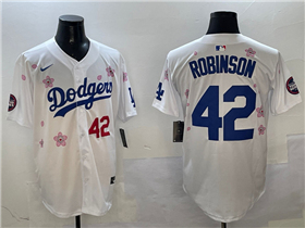 Los Angeles Dodgers #42 Jackie Robinson White 2025 Tokyo Series Limited Jersey