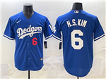 Los Angeles Dodgers #6 Hyeseong Kim Royal Blue Limited Jersey