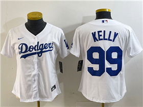 Los Angeles Dodgers #99 Joe Kelly Women's White Jersey