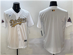 Los Angeles Dodgers White 2025 Gold Program Limited Team Jersey