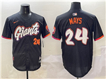San Francisco Giants #24 Willie Mays Black 2025 City Connect Limited Jersey