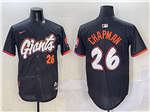 San Francisco Giants #26 Matt Chapman Black 2025 City Connect Limited Jersey