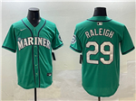 Seattle Mariners #29 Cal Raleigh Green Limited Jersey