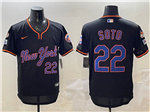 New York Mets #22 Juan Soto Black 2025 Spring Training Limited Jersey