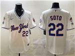 New York Mets #22 Juan Soto White 2025 Spring Training Limited Jersey