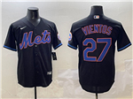 New York Mets #27 Mark Vientos Black Limited Jersey