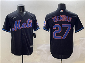 New York Mets #27 Mark Vientos Black Limited Jersey