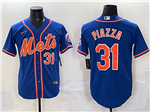New York Mets #31 Mike Piazza Royal Blue Limited Jersey