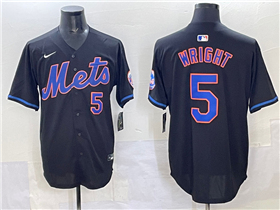 New York Mets #5 David Wright Black Limited Jersey