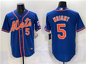 New York Mets #5 David Wright Royal Blue Limited Jersey