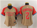American League #2 Gunnar Henderson Women's Cream 2024 MLB All-Star Game Limited Jersey