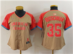 American League #35 Adley Rutschman Women's Cream 2024 MLB All-Star Game Limited Jersey