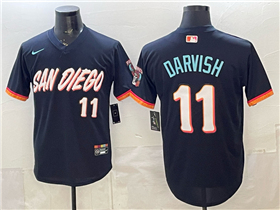 San Diego Padres #11 Yu Darvish Navy 2026 City Connect Jersey