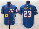 National League #23 Fernando Tatís Jr. Blue 2025 MLB All-Star Edition Limited Jersey