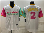 San Diego Padres #2 Xander Bogaerts White 2022 City Connect Jersey
